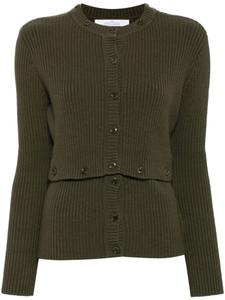 Rokh кардиган на пуговицах, зеленый