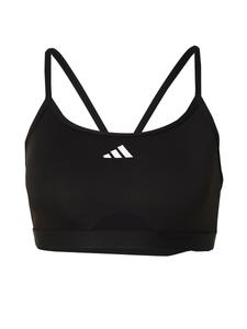 Спортивный бюстгальтер-бралетт ADIDAS PERFORMANCE Aeroreact, черный