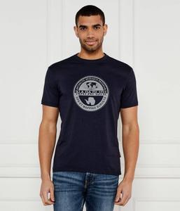 Футболка мужская Napapijri с принтом, синий