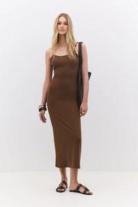 Платье No Matter What, коричневый