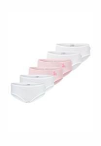 Трусы-брифы 6ER PACK FEIN Schiesser, цвет Weiß Rosa