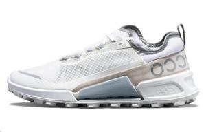 Кроссовки для активного отдыха женские с низким верхом серые/белые Ecco