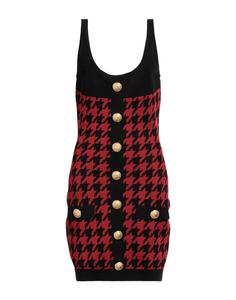 Платье Balmain, красный