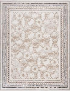 Ковер SAFAVIEH, 275 x 366 см, коллекции Eclipse - бежевый и коричневый, вискозный дизайн, идеален для помещений с высокой проходимостью в гостиной, спальне (ECL178B)