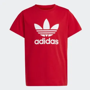 Футболка детская Adidas Originals Trefoil, красный
