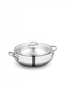 Кастрюля Korkmaz Tombik ø26 см - 5 литров в серебре Korkmaz, 26 см