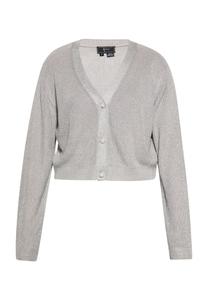 Вязаный кардиган faina Knit Cardigan, серый