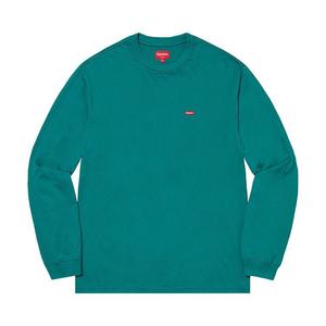 Футболка Supreme Small Box Long-Sleeve Tee Teal, бирюзовый