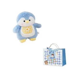 Плюшевая кукла Milkshake Penguin высотой 36см/55см XIWANTONG, синий