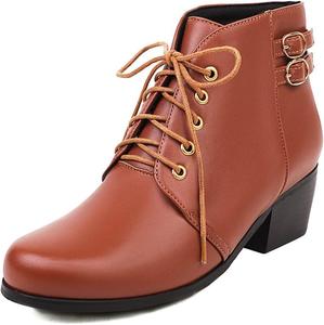 Женские модные боевые ботинки MRKEWUNEY на шнуровке, 81 White