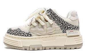 Женские дышащие нескользящие низкие кеды для скейтбординга Versatile Rice Roubini, универсальный бежевый