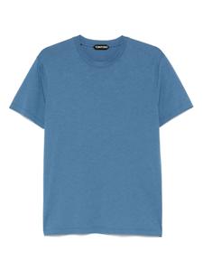 Футболка с вышитым логотипом TOM FORD, синий