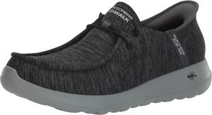 Мужские кроссовки Skechers Go Walk Max Free Hands слипоны, черный/угольный