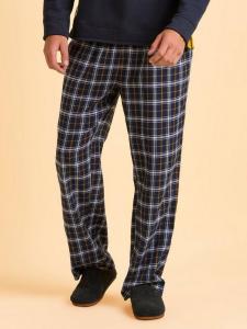 Брюки для пижамы Chalbury из смесовой хлопковой ткани в клетку Brakeburn, Blue