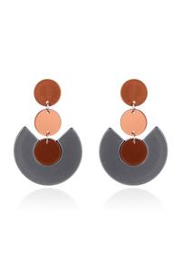 Серьги из гео-смолы Eye Candy La, Multi