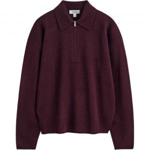 COS Поло для женщин, бордовое