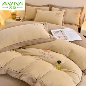 AVIVI Комплект постельного белья 1,5 м, 4 предмета, простыня, пододеяльник 200х230 см