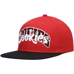 Мужская кепка Loud Pack Twill Snapback с цветными блоками красного цвета Cookies