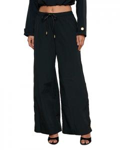 Валькирия Брюки с боковой застежкой на кнопках L'AGENCE, черный