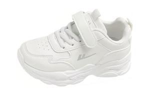 Warrior Противоскользящие, Износостойкие, Дышащие Низкие Повседневные Детские Кроссовки Белые Детские, Бело-Розовые