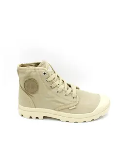 Парусные ботинки на шнуровке с резиновой подошвой Palladium, бежевый