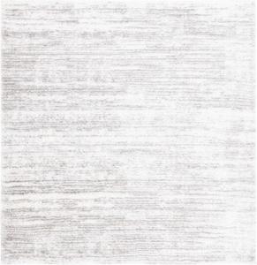 Ковер SAFAVIEH, 201 x 201 см, Tahoe Shag Collection, Ivory & Grey, современный дизайн, без линьки и простой в уходе, идеально для помещений с высокой проходимостью в гостиной, спальне (THO653A)