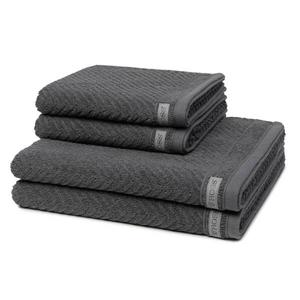 Smart Набор полотенец Ross (4 шт), 50x1x100 см цвет schiefer