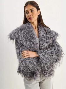 Bianco Lucci Зимнее пальто в цвете антрацит