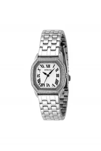 Женские кварцевые часы Wildflower 48998 с тремя стрелками и серебряным циферблатом Invicta, silver
