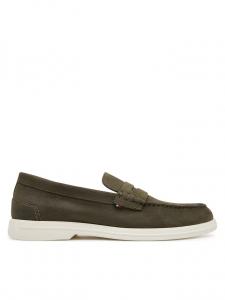 Мокасины Nubuck P Loafer Fm0Fm05350 Tommy Hilfiger, хаки