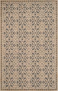 Ковер SAFAVIEH, 183 x 275 см, Cambridge Collection, Grey, ручной работы геометрический узор, шерсть, идеально для помещений с высокой проходимостью в гостиной, спальне (CAM240F)