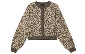 Женский кардиган Flight Jacquard вязка азиатский размер Palomino Cement Jordan, light umber