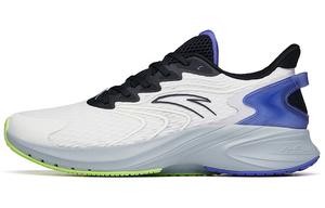 Кроссовки Gazelle 1.0 мужские с низким верхом цвета слоновой кости, белого/черного/таинственного фиолетового цвета Anta