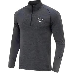 Трикотаж мужской смесовый цветочный пряжа LINING, черный