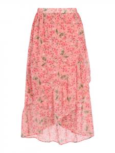Юбка до колена faina, цвет coral multicolor