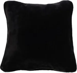Декоративная подушка Gözze "Premium Cashmere-Feeling Cushion", в тон одеялу Premium Cashmere-Feeling, чехол на подушку с наполнителем 50х50 см, черный