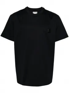 Футболка с нашивкой-логотипом Wooyoungmi, синий