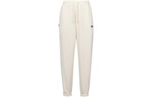 FILA Коллекция ко Дню святого Валентина вязаные спортивные штаны мужские молочно-солевой белый умеренные манжеты