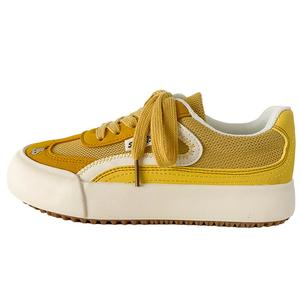 Низкие женские скейтерские кеды TAFN, Lemon