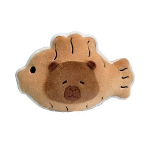 Плюшевая игрушка AIQINGCAOZHILIANWANJU Silk Fish Capybara AIQINGCAOZHILIAN(WANJU)