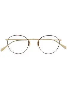 Очки Coleridge в круглой оправе Oliver Peoples, коричневый