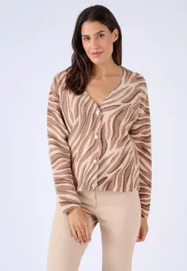 Термолактиловый кардиган Damart, Beige Animalier
