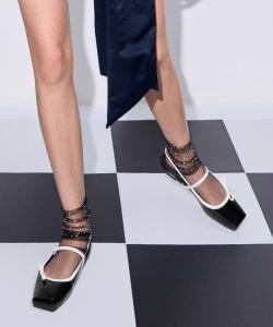 Балетки Bow Slingback Charles & Keith, цвет Blackbox