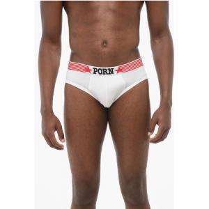 Трусы из хлопковой смеси PORN Dsquared2, White