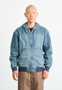 Куртка Dickies HILHAM HOODED JACKET, Khaki Tinted Blue/Dyed Denim
