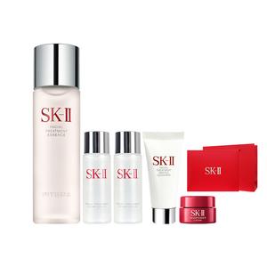 Наборы для ухода за кожей SK II Unisex SK-II, Fairy Water 230ml + Clear Essence 30ml*2 + Cleansing 20g + Cream 2.5