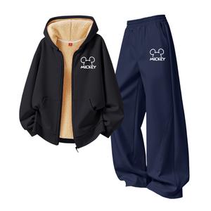 Детская повседневная спортивная одежда Disney, черный