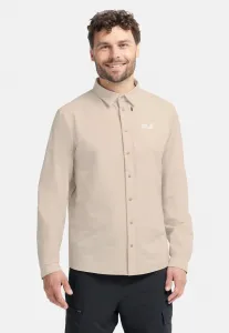 Футболка prelight suncool ls m Jack Wolfskin, Oyster