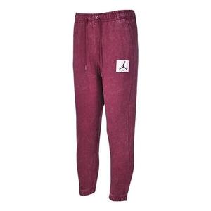 Брюки essential sweatpants 'burgundy' Air Jordan, бургундия