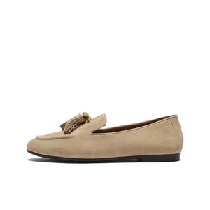 BELLE Лоферы женские абрикосово-коричневые